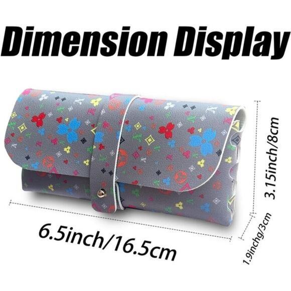 Glasses storage bag Travel sunglasses myopia glasses storage bag Fashion